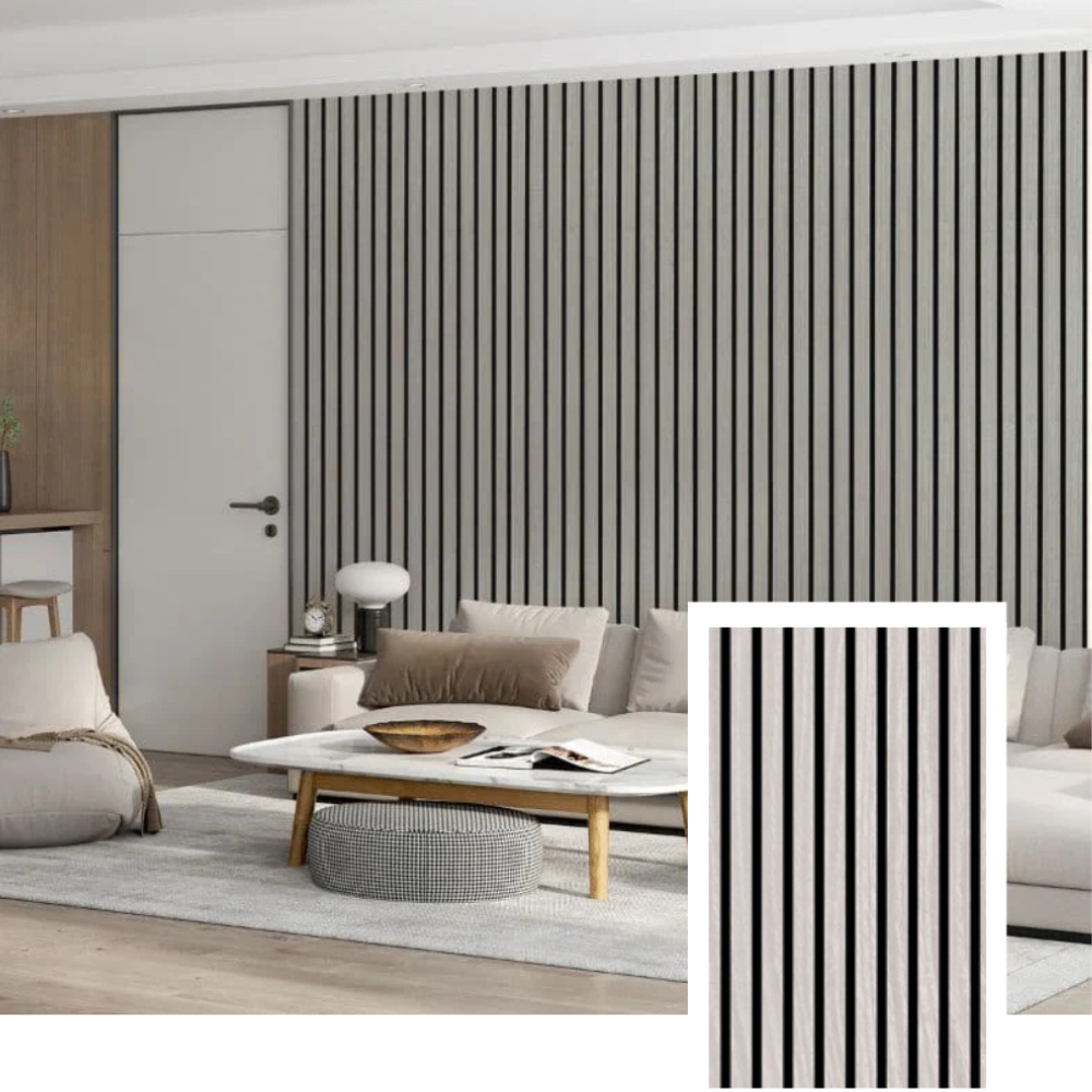 Stilpanel™ Premium Acoustic Slat Panel — Walnut